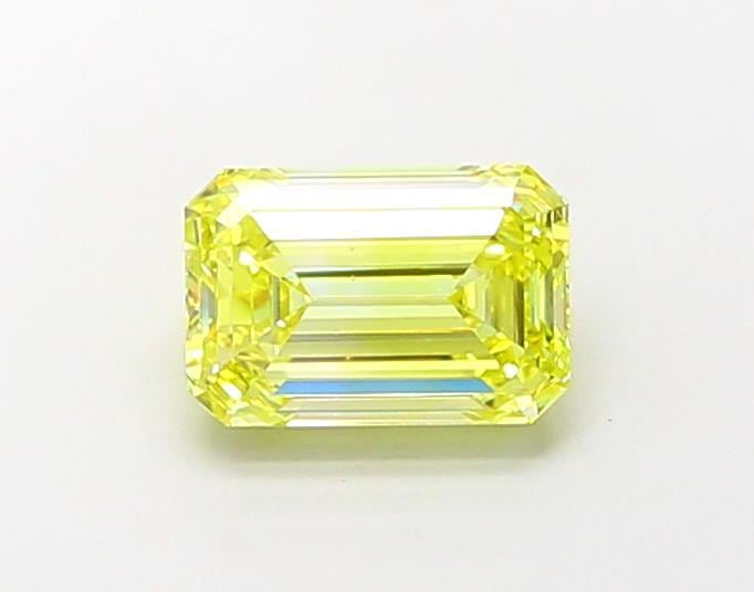 1.73 Ct. Fancy Intense  Yellow Emerald Lab Grown Diamond