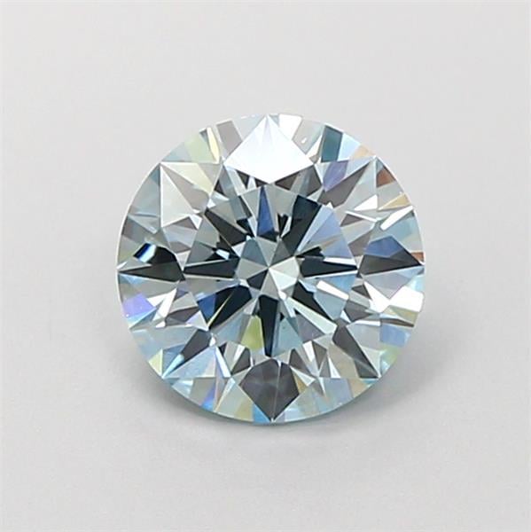 1.09 Ct. Fancy  Blue Round Lab Grown Diamond