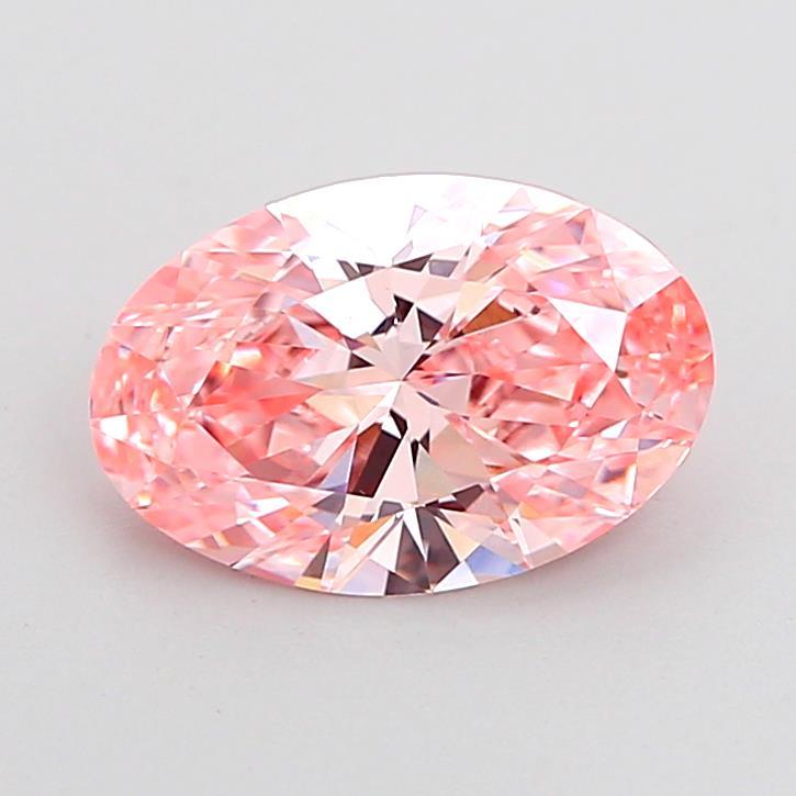 1.73 Ct. Fancy Vivid Pink Oval Lab Grown Diamond
