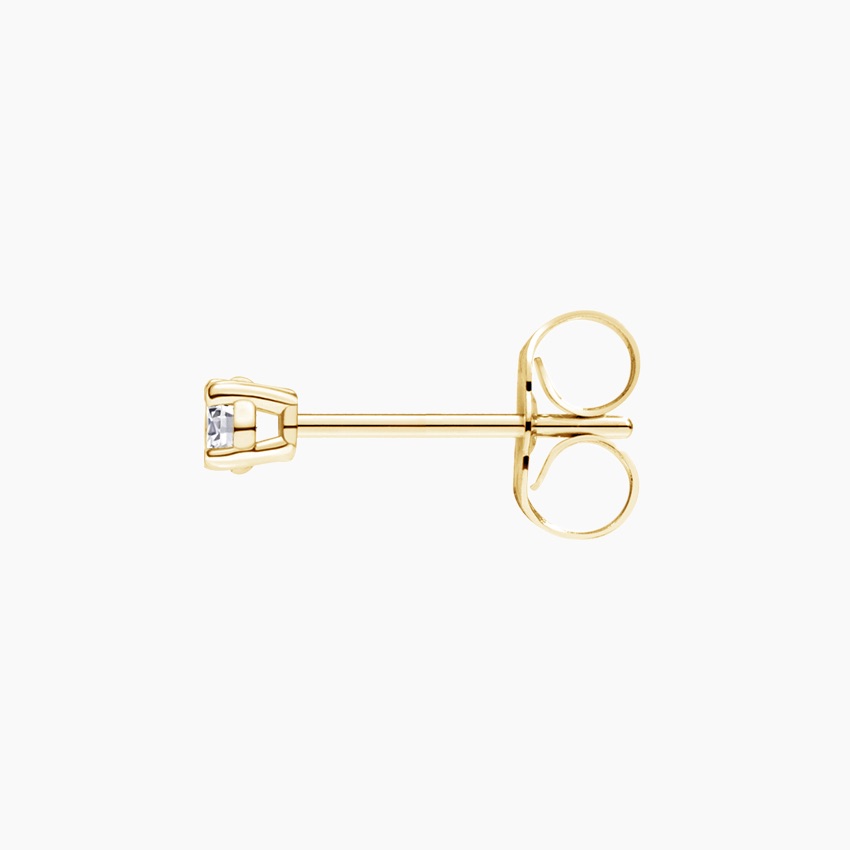 14k Gold Single Diamond Earring main image 1