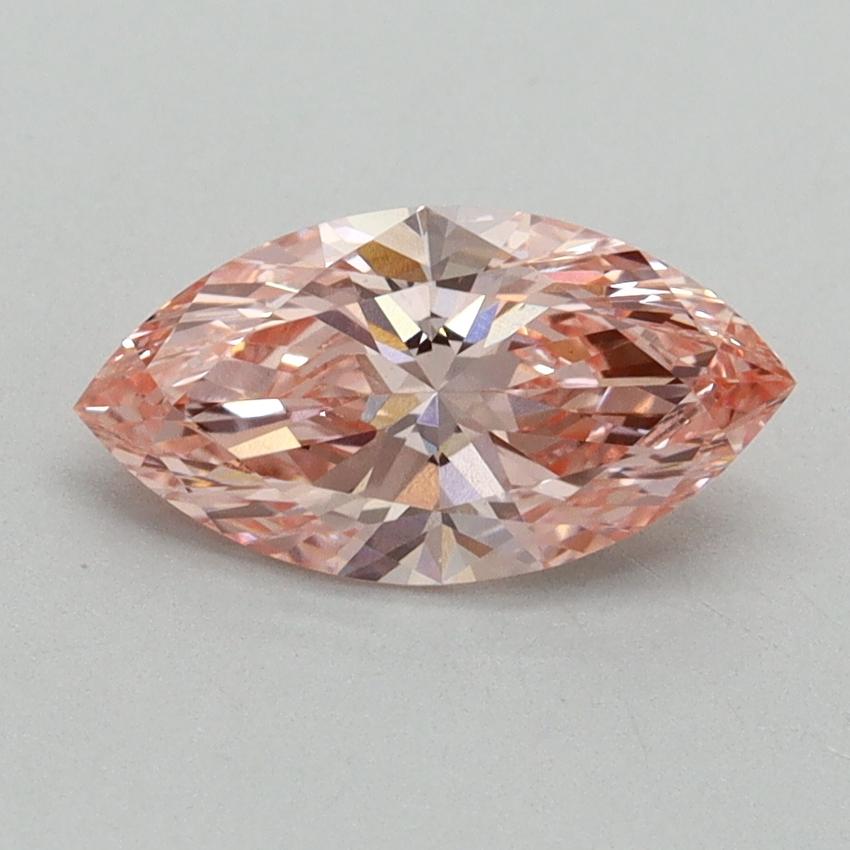 1.07 Ct. Fancy Vivid Pink Marquise Lab Grown Diamond