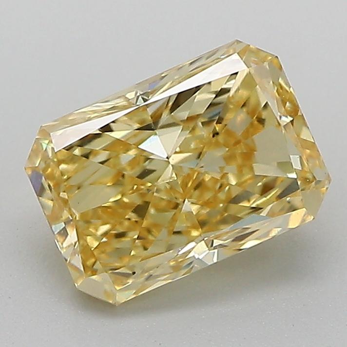 1.51 Ct. Fancy Vivid Yellow Radiant Lab Grown Diamond