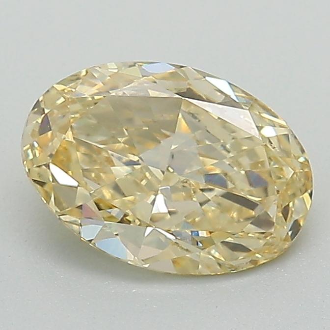 1.15 Ct. Fancy Yellow Oval Lab Grown Diamond
