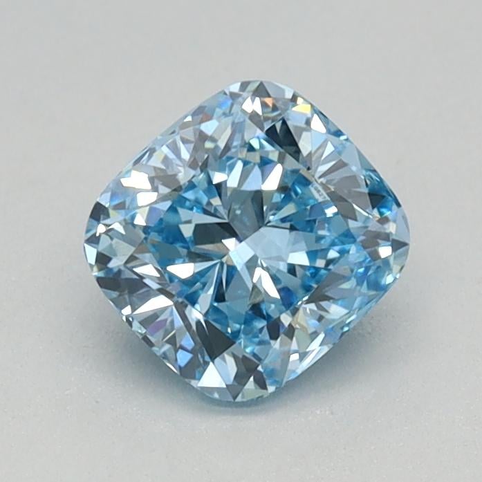 0.56 Ct. Fancy Vivid Blue Cushion Lab Grown Diamond