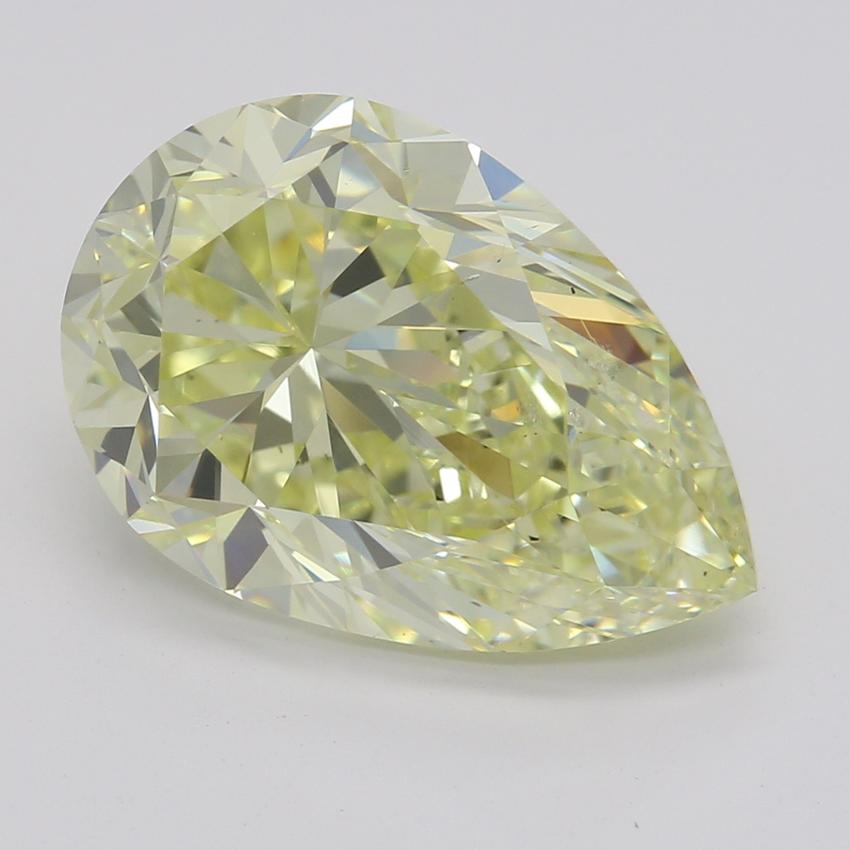 3.50 Ct. Fancy Yellow Pear Diamond
