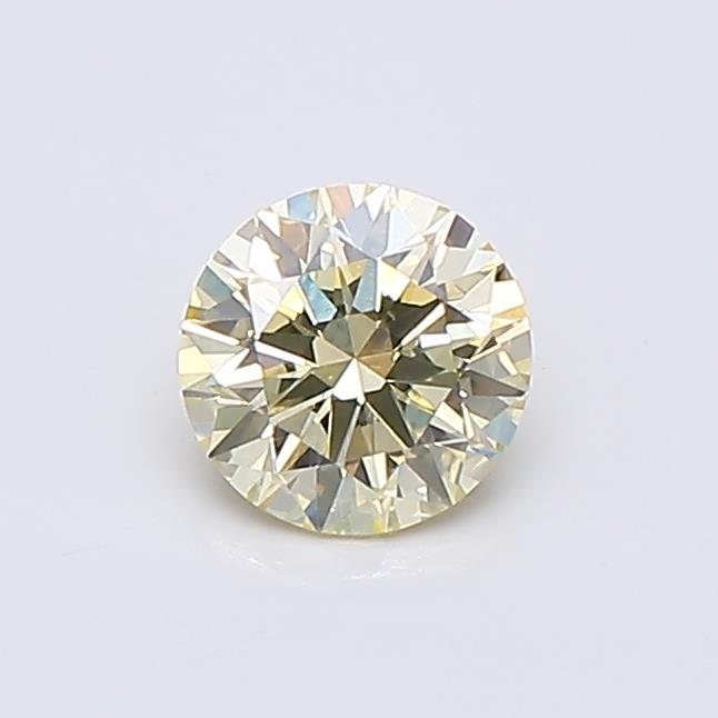 0.57 Ct. Fancy Intense Yellow Round Lab Grown Diamond