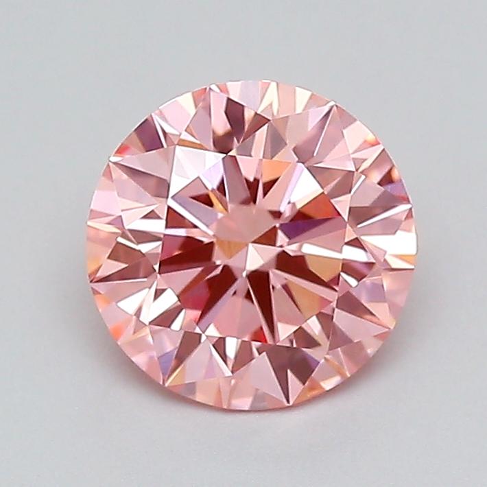 1.06 Ct. Fancy Vivid  Pink Round Lab Grown Diamond