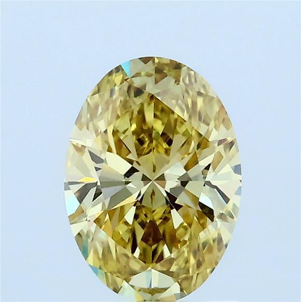1.01 Ct. Fancy Intense Yellow Oval Lab Grown Diamond