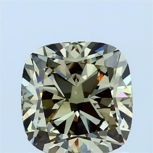 1.23 Ct. Fancy Yellow Cushion Lab Grown Diamond