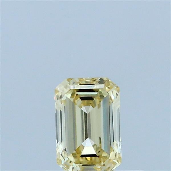 0.32 Ct. Fancy Yellow Emerald Lab Grown Diamond