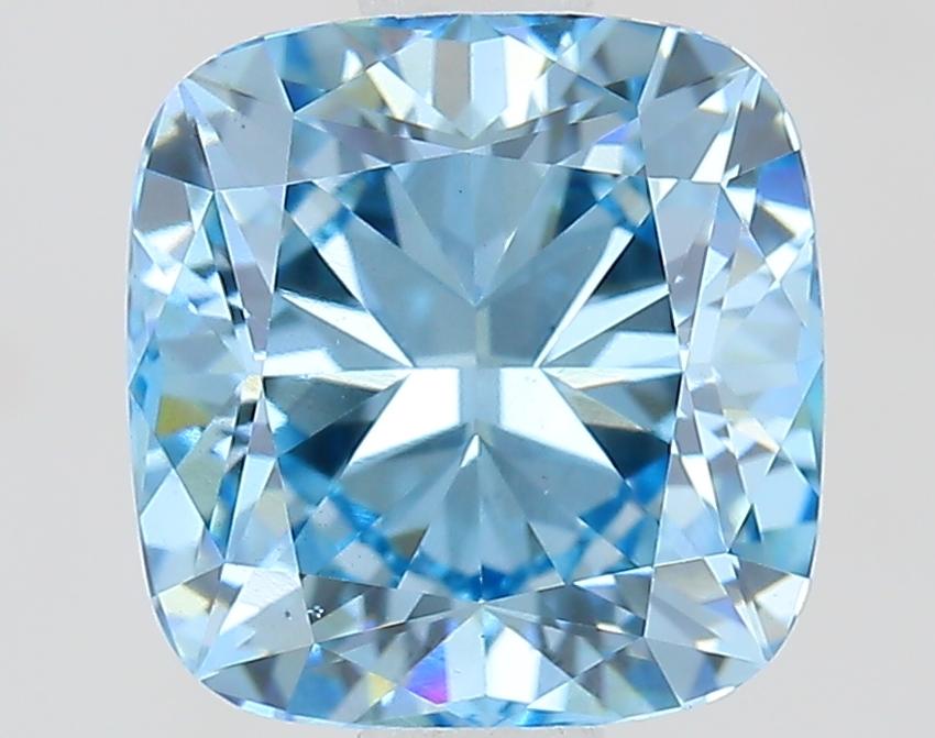 1.51 Ct. Fancy Blue Cushion Lab Grown Diamond