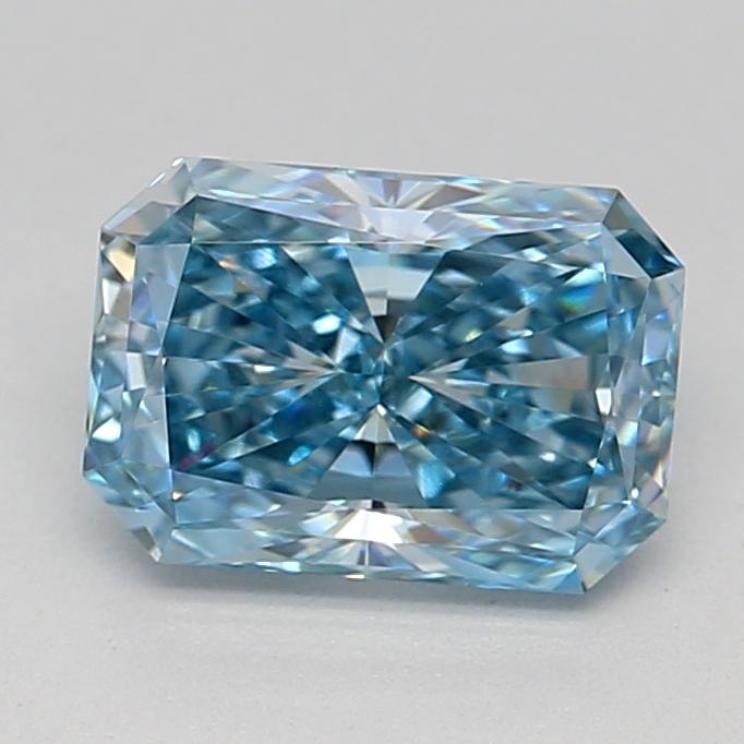 0.70 Ct. Fancy Vivid Blue Radiant Lab Grown Diamond
