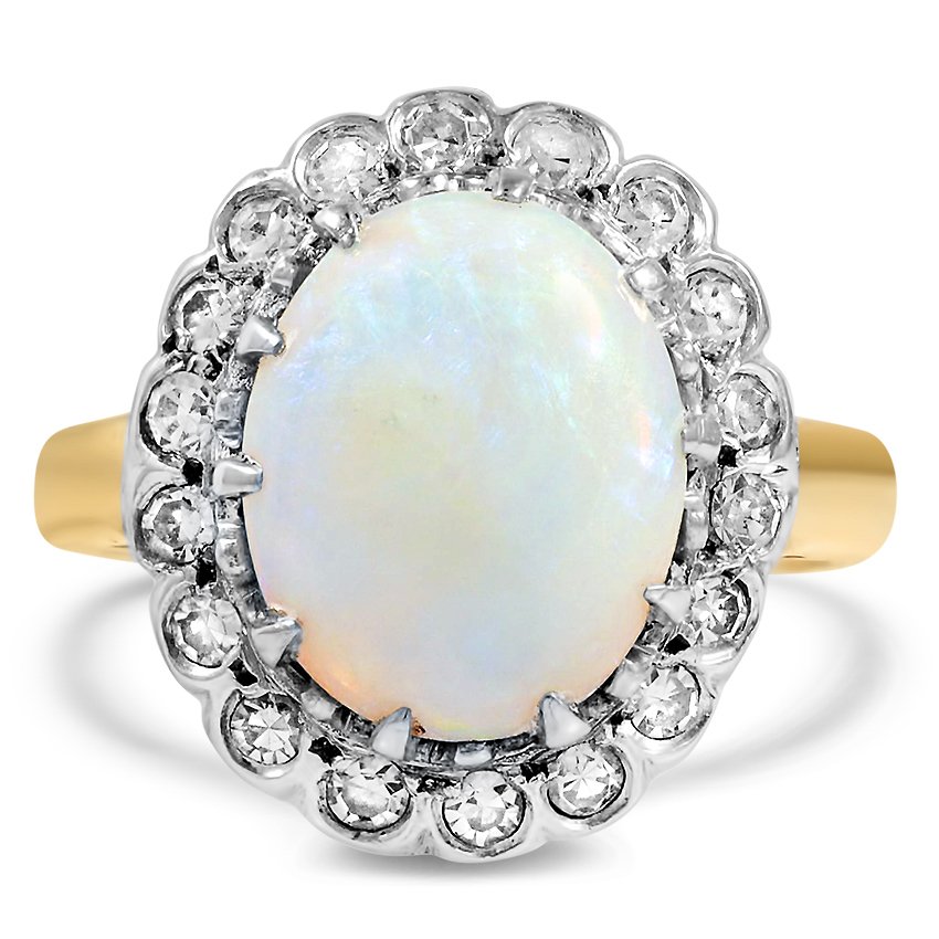 Edwardian Opal Cocktail Ring