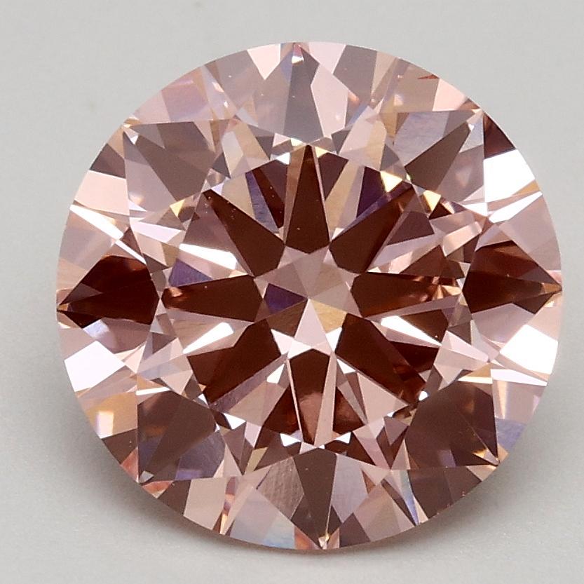 2.30 Ct. Fancy Intense Pink Round Lab Grown Diamond