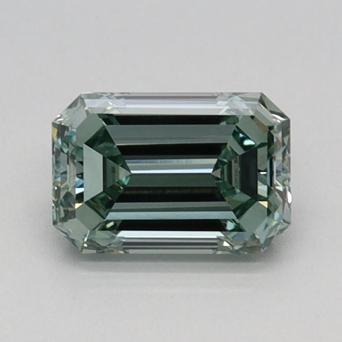 0.65 Ct. Fancy Intense Green Emerald Lab Grown Diamond