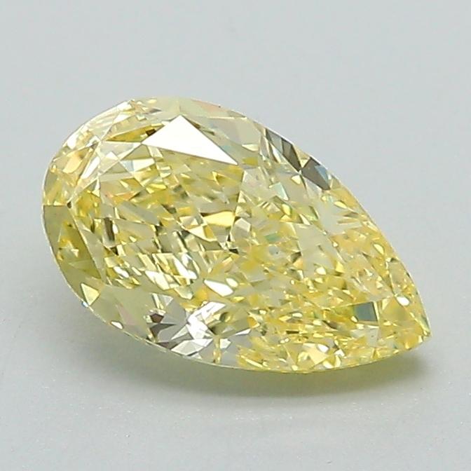 1.03 Ct. Fancy Intense Yellow Pear Lab Grown Diamond