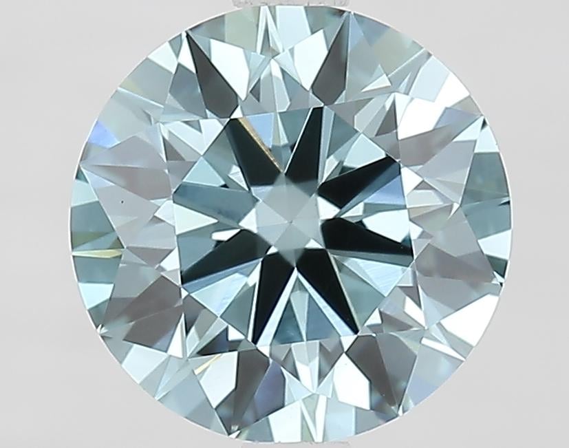 2.07 Ct. Fancy Vivid Blue Round Lab Grown Diamond