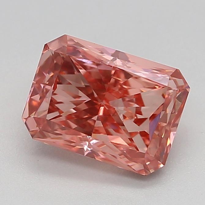 1.32 Ct. Fancy Vivid  Pink Radiant Lab Grown Diamond