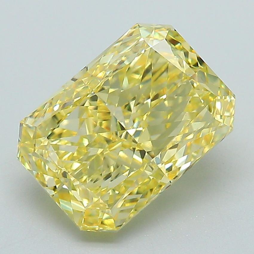 3.01 Ct. Fancy Intense Yellow Radiant Lab Grown Diamond