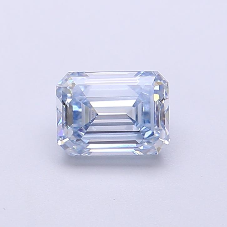 1.00 Ct. Fancy Intense  Blue Emerald Lab Grown Diamond