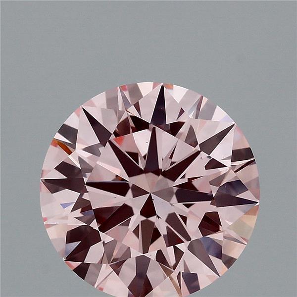 1.98 Ct. Fancy Intense Pink Round Lab Grown Diamond