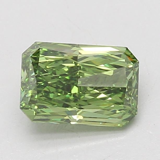 1.42 Ct. Fancy Vivid Green Radiant Lab Grown Diamond