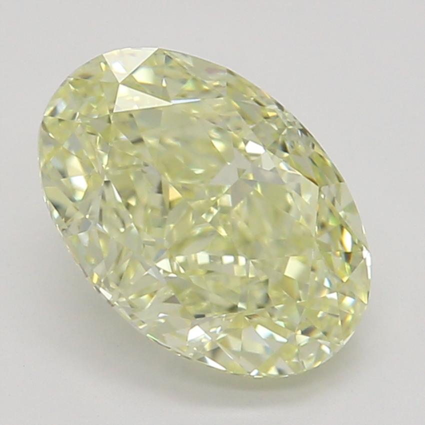 1.02 Ct. Fancy Light Yellow Oval Diamond