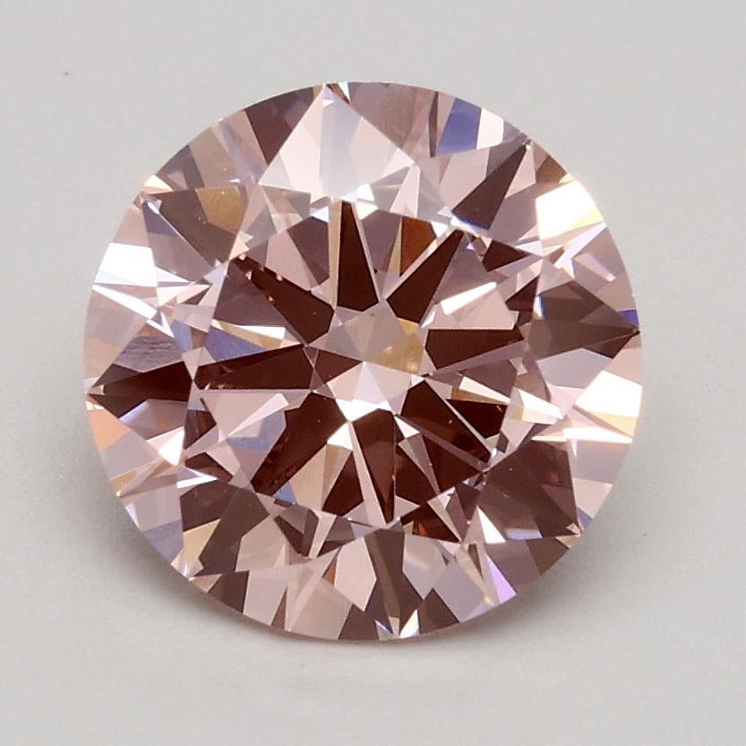1.50 Ct. Fancy Pink Round Lab Grown Diamond