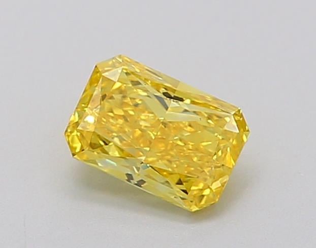 0.40 Ct. Fancy Vivid  Yellow Radiant Lab Grown Diamond