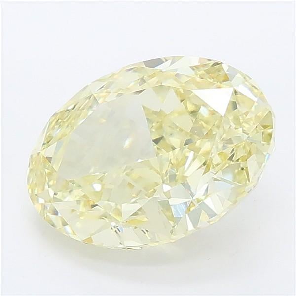 2.76 Ct. Fancy Intense Yellow Oval Lab Grown Diamond