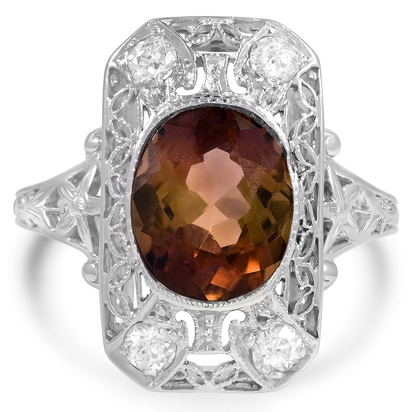 Edwardian Tourmaline Vintage Ring