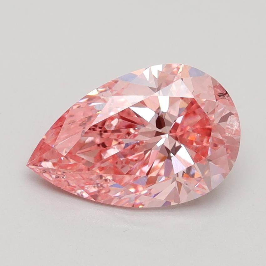 1.80 Ct. Fancy Vivid Pink Pear Lab Grown Diamond