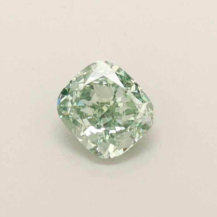 0.32 Ct. Fancy Intense Greenish Yellow Cushion Lab Grown Diamond