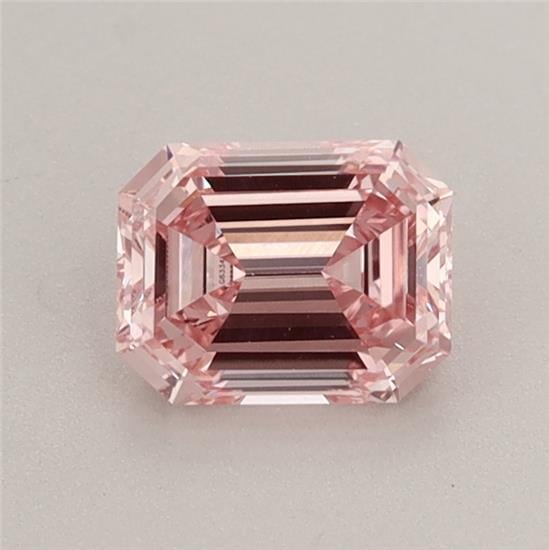 0.74 Ct. Fancy Intense Pink Emerald Lab Grown Diamond