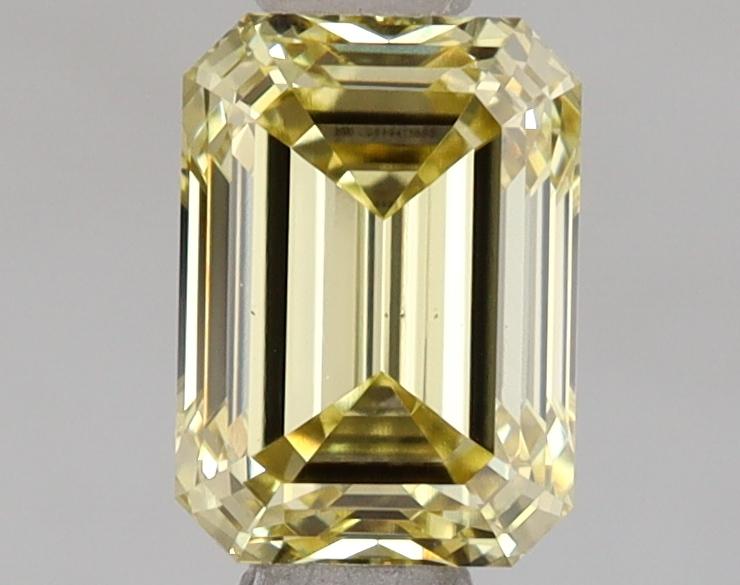 1.01 Ct. Fancy Intense Yellow Emerald Lab Grown Diamond