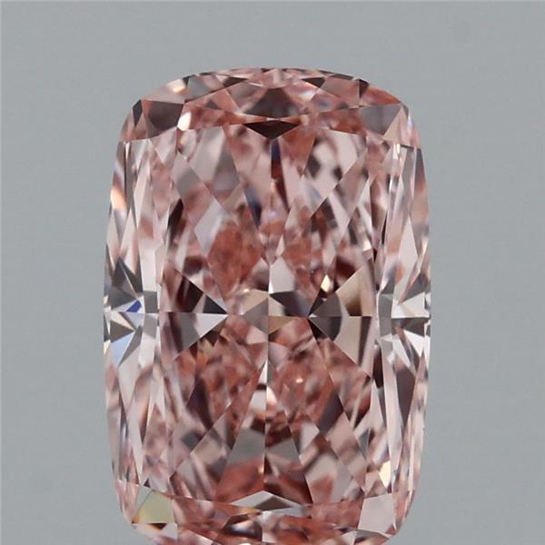1.51 Ct. Fancy Intense Pink Cushion Lab Grown Diamond