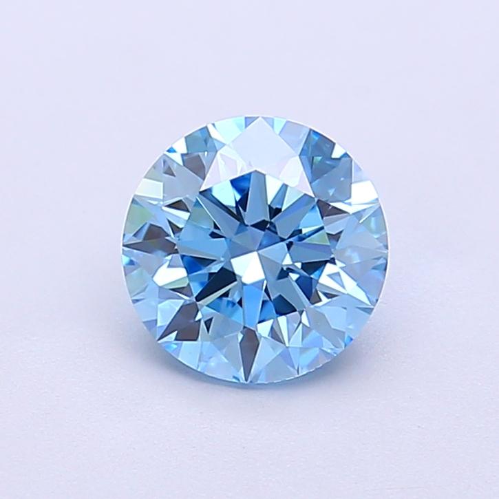 1.15 Ct. Fancy Vivid  Blue Round Lab Grown Diamond