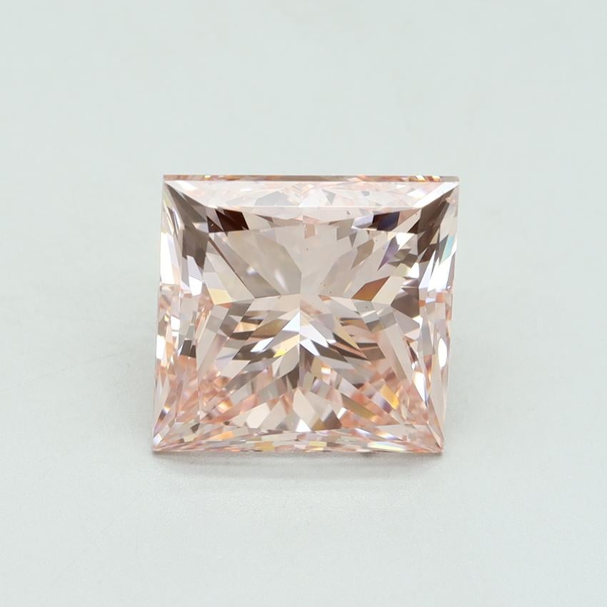 5.03 Ct. Fancy Intense Pink Princess Lab Grown Diamond