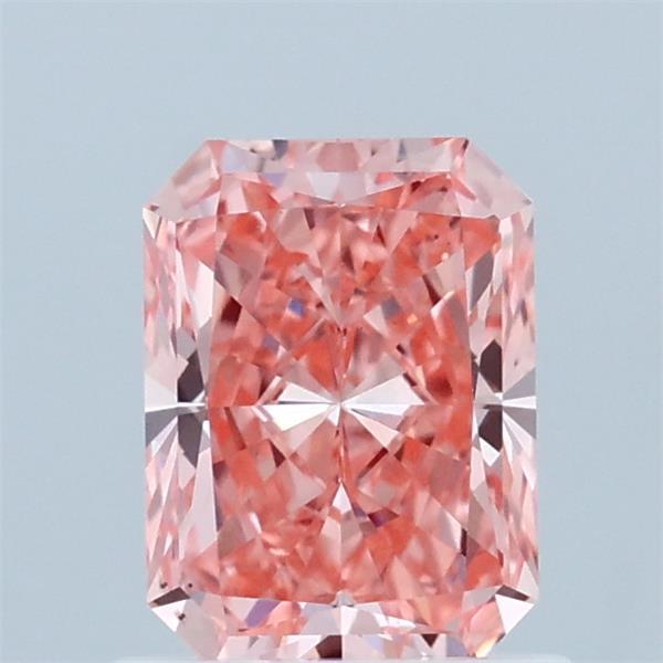 1.00 Ct. Fancy Vivid  Pink Radiant Lab Grown Diamond