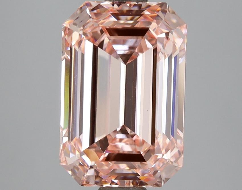 4.03 Ct. Fancy Intense Pink Emerald Lab Grown Diamond