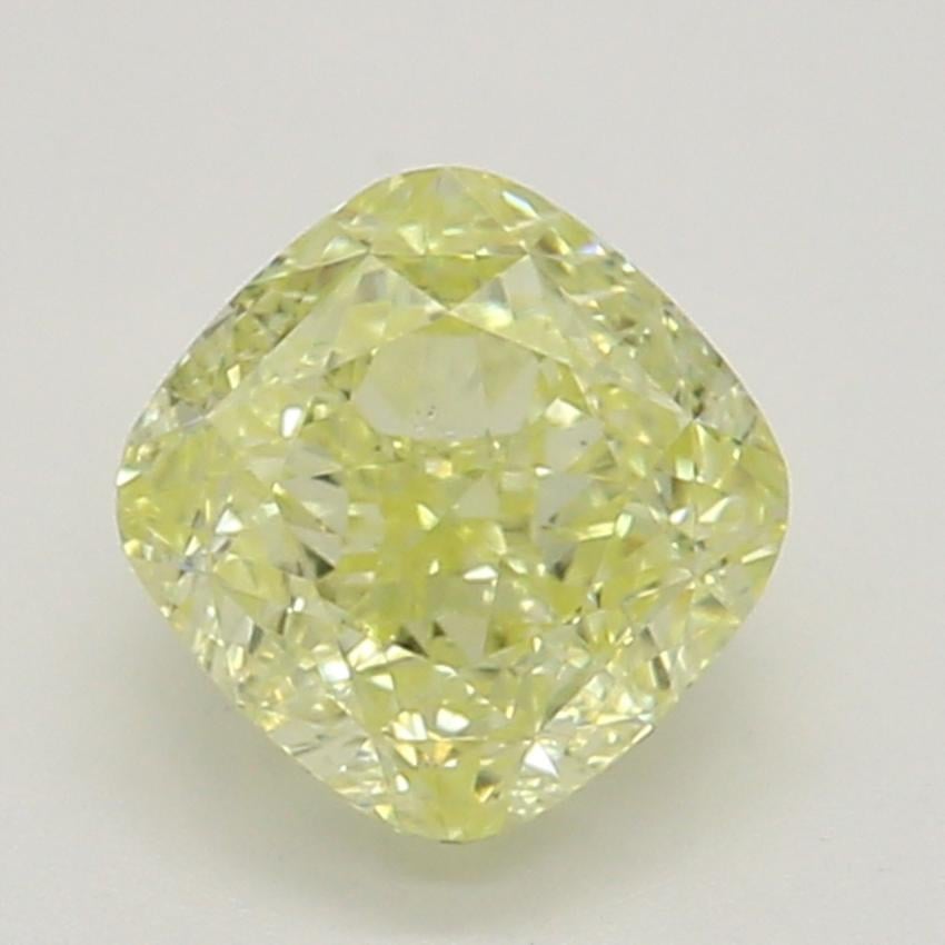 0.50 Ct. Fancy Yellow Cushion Diamond