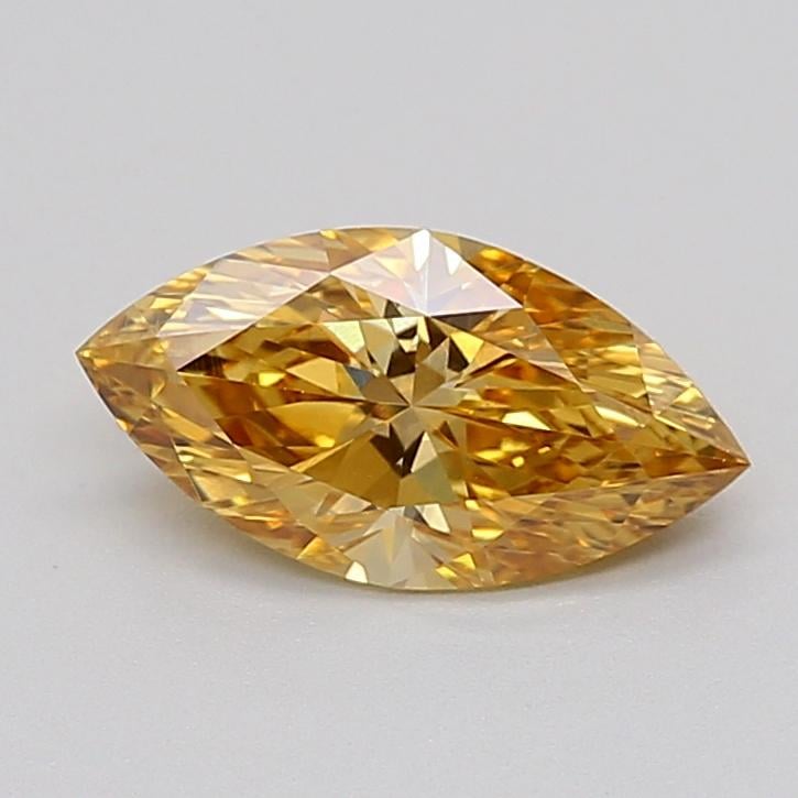 1.09 Ct. Fancy Yellow Marquise Lab Grown Diamond