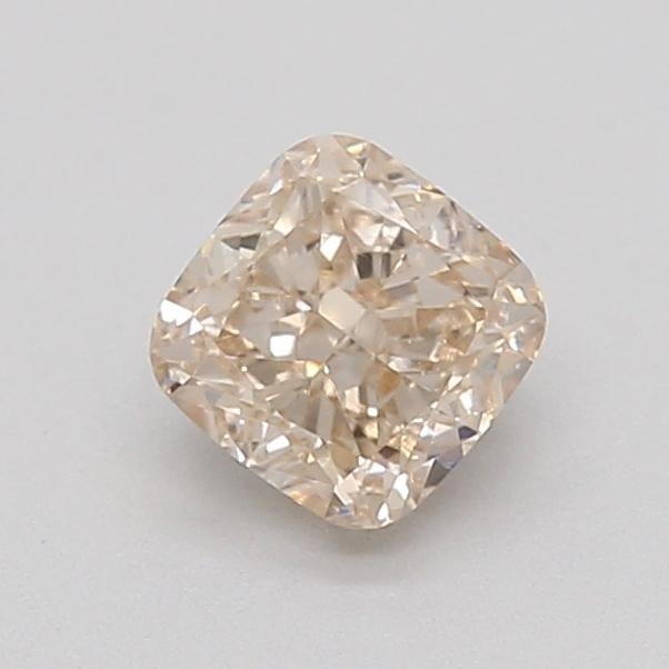 0.36 Ct. Very Light  Brown Cushion Lab Grown Diamond