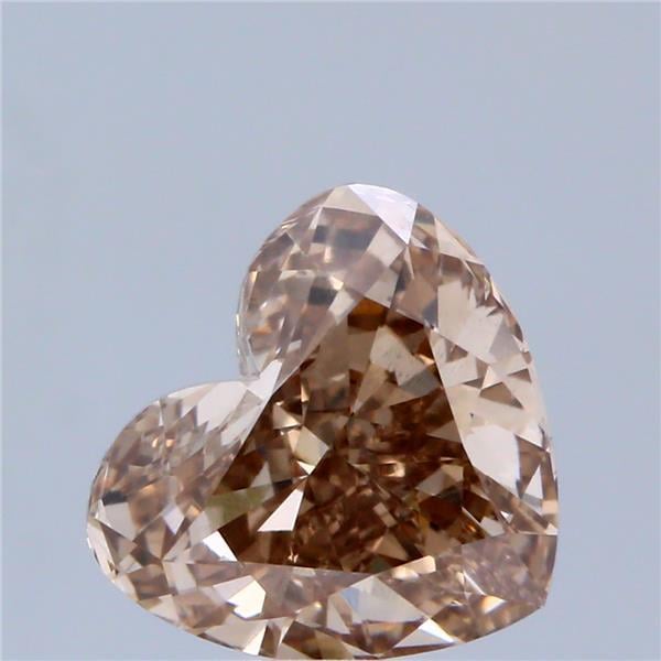2.53 Ct. Fancy Brown Heart Lab Grown Diamond
