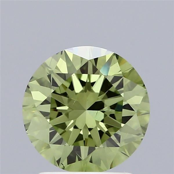 2.00 Ct. Fancy Vivid Green Round Lab Grown Diamond
