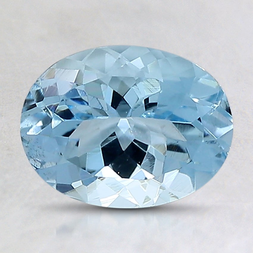 8.5x6.5mm Oval Aquamarine