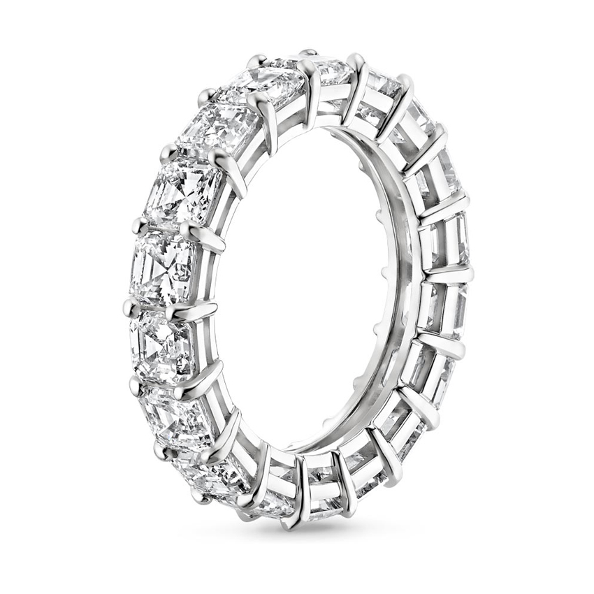 Asscher Eternity Diamond Ring (6 ct. tw.) | Brilliant Earth