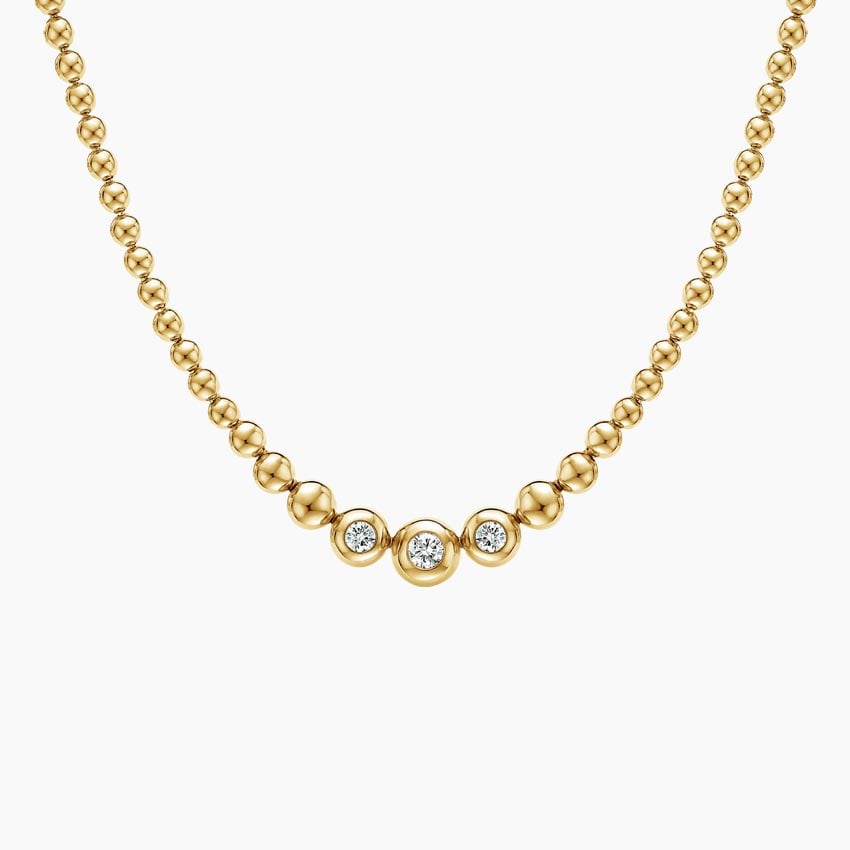 Yellow bubble necklace sales