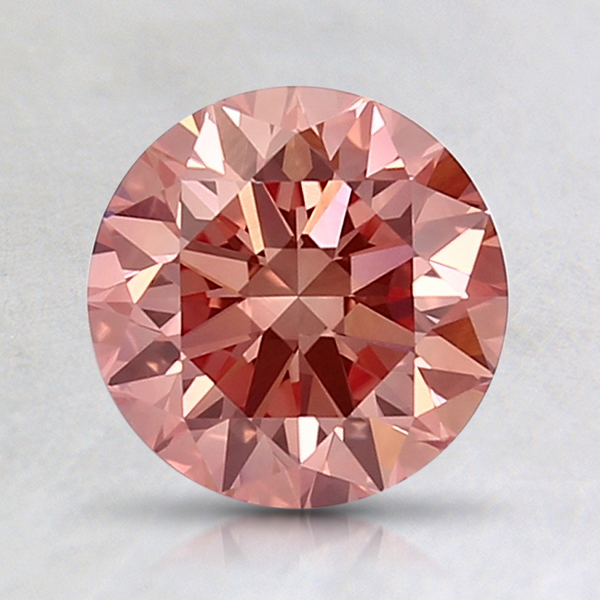 1.52 Ct. Fancy Vivid Pink Round Lab Grown Diamond