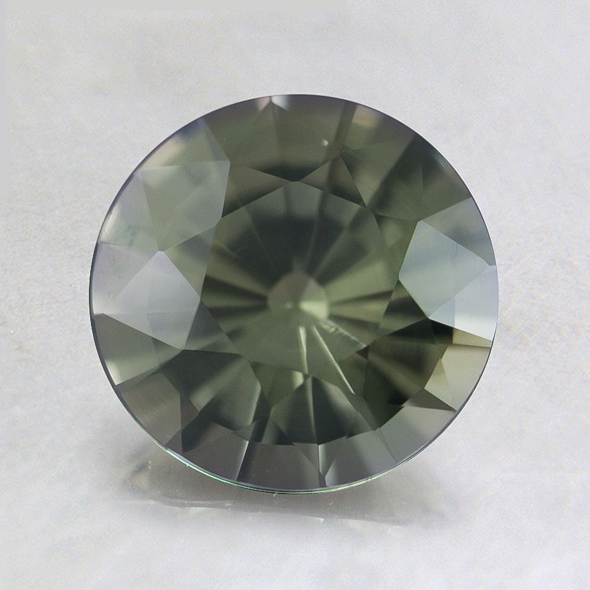 7mm Premium Green Round Sapphire